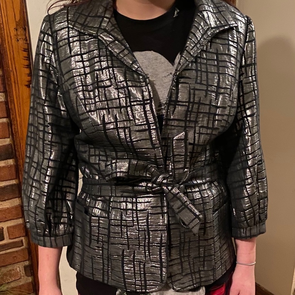 Victor costa jacket Vtg super fun sz m